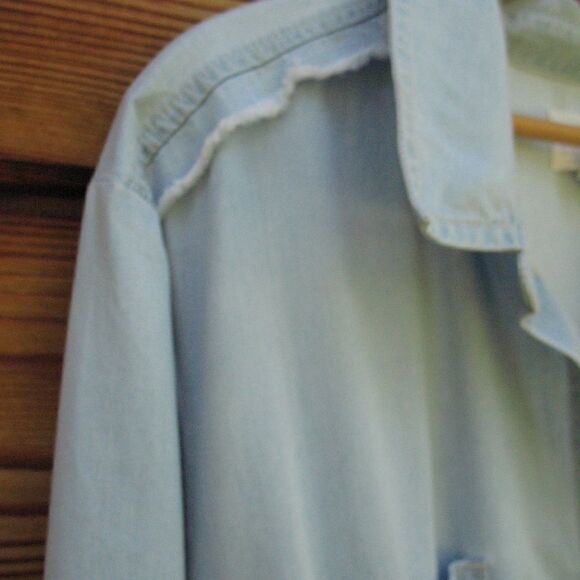 NWOT Blue Chambray Dress - Picture 4 of 8